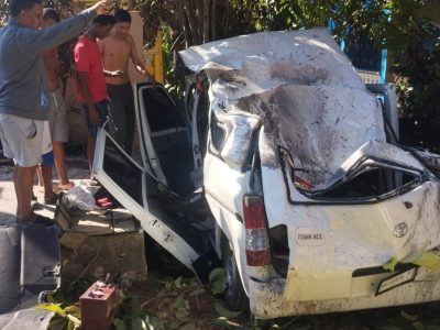 Cinco personas resultan heridas en accidente de tránsito en Barahona
