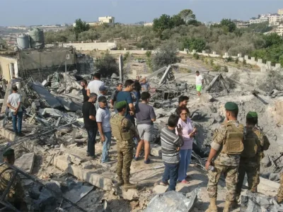 Ejército de Israel bombardeó un almacén subterráneo de armas de Hizbulá en el sur del Líbano