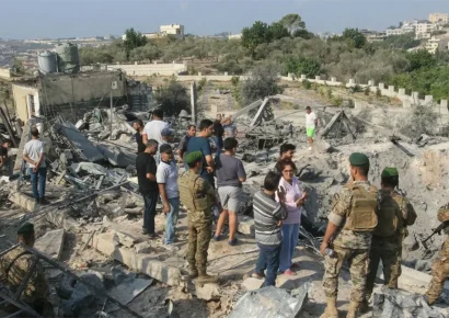 Ejército de Israel bombardeó un almacén subterráneo de armas de Hizbulá en el sur del Líbano