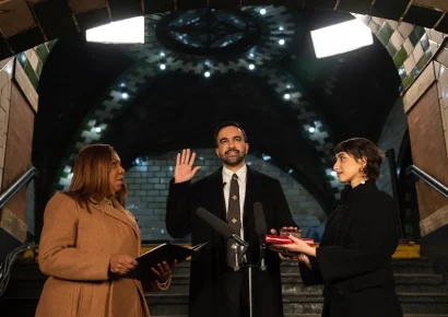 Zohran Mamdani es juramentado como alcalde de Nueva York en una ceremonia íntima