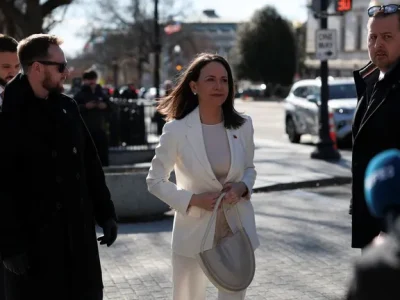 Concluye la reunión entre Trump y María Corina Machado en la Casa Blanca