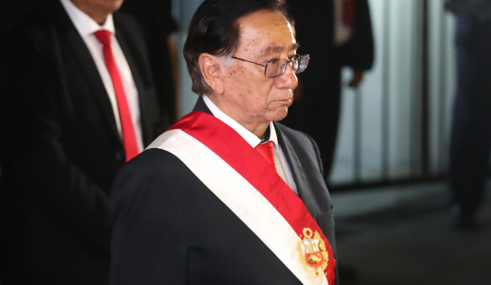 El nuevo presidente interino de Perú será procesado por presunto delito patrimonial