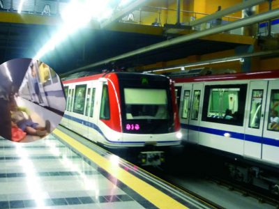 Mujer resulta lesionada al quedar atrapada entre vagones del Metro de Santo Domingo
