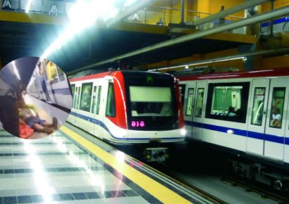Mujer resulta lesionada al quedar atrapada entre vagones del Metro de Santo Domingo