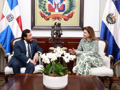 Raquel Peña sostuvo una reunión con el vicepresidente de El Salvador para fortalecer la cooperación bilateral