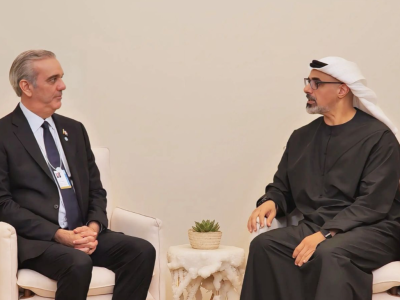 Abinader se reúne con el príncipe heredero de Abu Dhabi y culmina exitosa visita a Emiratos Árabes Unidos