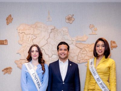 Omar Fernández recibe a Miss Universo y Miss RD y analiza avances de la Ley de Autismo