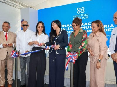 Ministra Faride Raful participa en apertura de Fiscalía Comunitaria en Gaspar Hernández