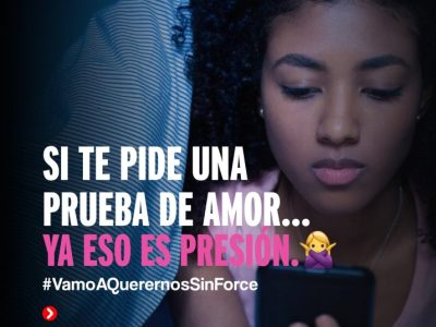 Ministerio de la Mujer impulsa campaña “Vamo’ a querernos sin presión” para desmontar la “prueba de amor”