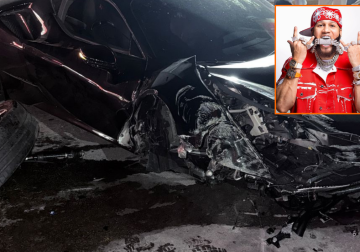 El artista urbano El Alfa sufre accidente en la madrugada de este domingo en el Distrito Nacional