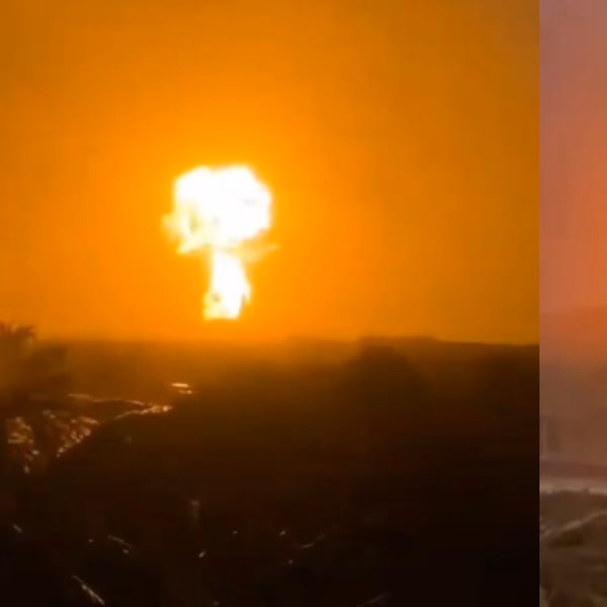 Impactante momento de la erupción de volcán de lodo alarma a San Juan de Urabá en Colombia