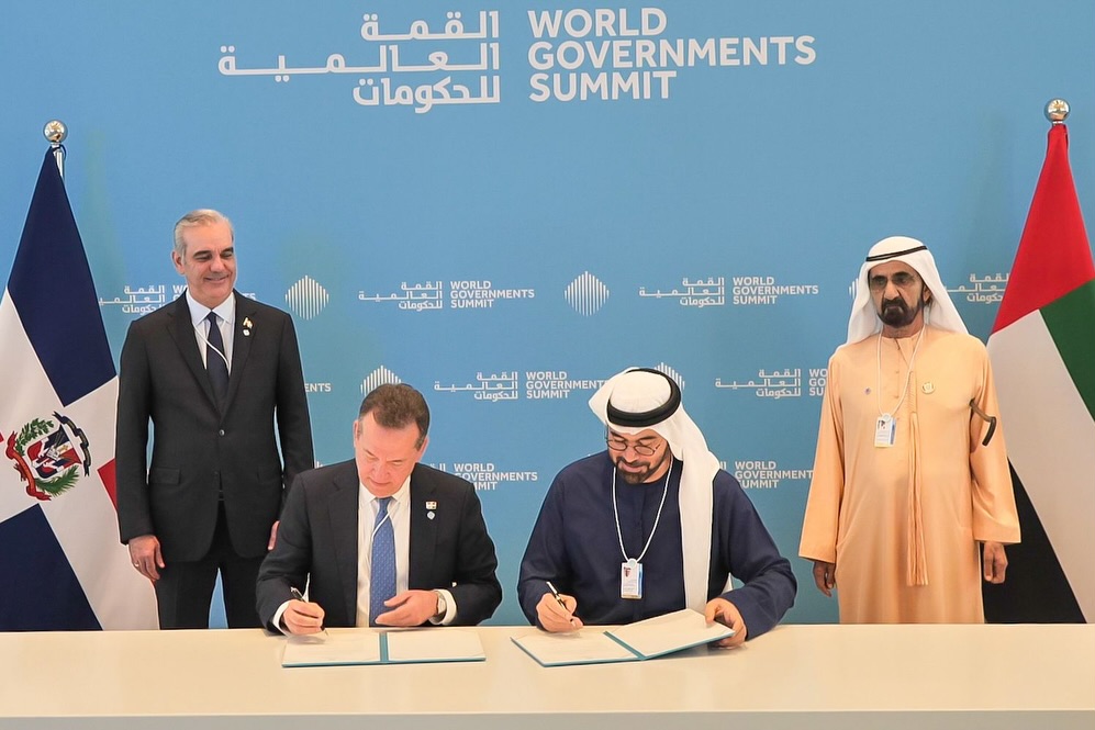 Sheikh Mohammed y el presidente Abinader acuerdan Diálogo Regional anual del WGS en RD