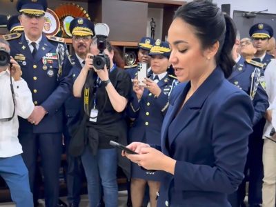 Faride Raful juramenta al Mayor General Andrés Modesto Cruz Cruz como Director General de la Policía Nacional