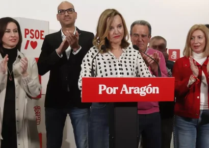 El PSOE encadena una nueva derrota e iguala su peor marca histórica en Aragón