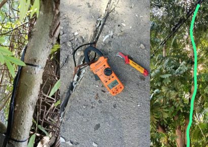 Edeeste descubre conexión eléctrica ilegal soterrada en edificio de La Romana