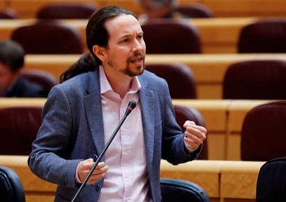 El izquierdista Pablo Iglesias agrede periodista Vito Quiles
