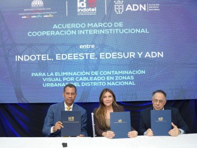 Instituciones formalizan plan para retirar cableado en el DN