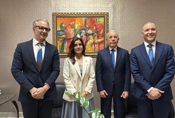 Embajadora de Estados Unidos, Leah Francis Campos,  se reúne con el ex Presidente Danilo Medina