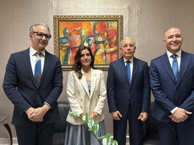 Embajadora de Estados Unidos, Leah Francis Campos,  se reúne con el ex Presidente Danilo Medina
