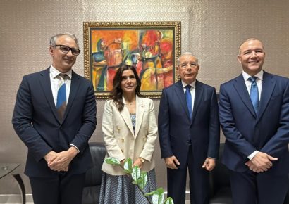Embajadora de Estados Unidos, Leah Francis Campos,  se reúne con el ex Presidente Danilo Medina