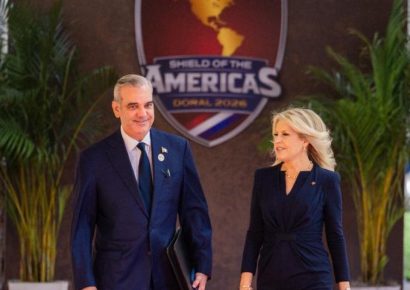 Abinader llega a la cumbre “Escudo de las Américas” convocada por Trump en Miami