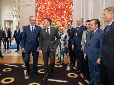 Presidente Abinader y Emmanuel Macron anuncian inicio de los trabajos del Monorriel de SD la próxima semana