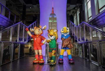 El Empire State se ilumina con los colores de México, Estados Unidos y Canadá a 100 días del Mundial de Fútbol