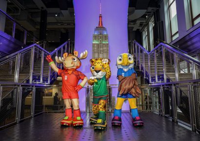 El Empire State se ilumina con los colores de México, Estados Unidos y Canadá a 100 días del Mundial de Fútbol