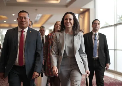 María Corina Machado no fija fecha para su regreso a Venezuela y califica a Trump como “aliado clave”