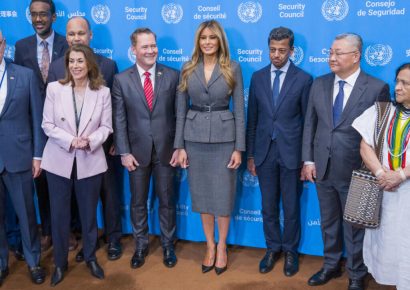 Melania Trump preside sesión de las Naciones Unidas sobre paz e infancia en medio de tensiones por ataques contra Irán