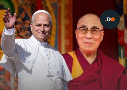 El dalái lama y el papa León XVI unen fuerzas y llaman a la paz mundial