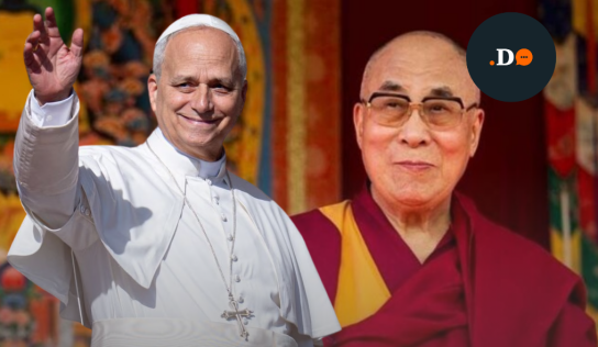 El dalái lama y el papa León XVI unen fuerzas y llaman a la paz mundial