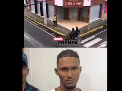 Se entrega uno de los presuntos autores de robo viral en Santiago