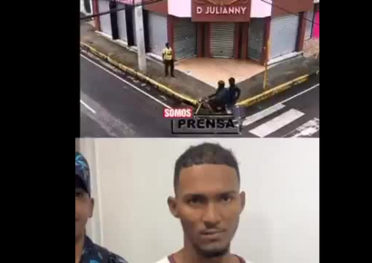 Se entrega uno de los presuntos autores de robo viral en Santiago