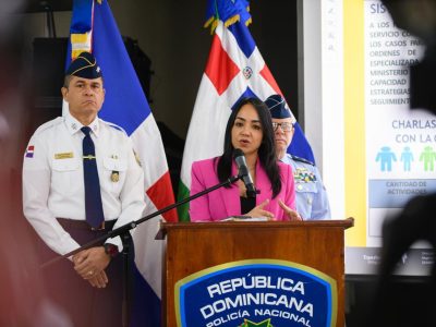 Ministra Raful afirma que delitos cometidos por agentes de la PN siguen siendo minoritarios