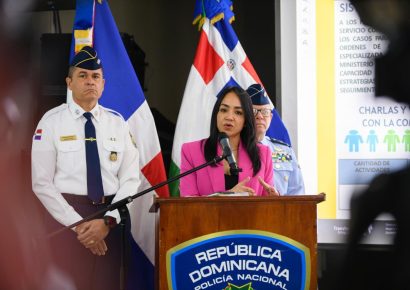 Ministra Raful afirma que delitos cometidos por agentes de la PN siguen siendo minoritarios