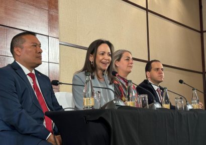 María Corina Machado critica al Gobierno español por no apoyar al pueblo venezolano