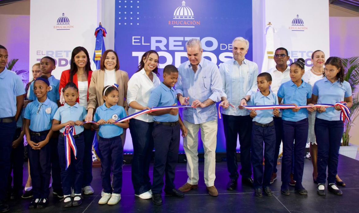 Presidente Abinader encabeza apertura de nuevo centro educativo en Barrio Lindo Villa Mella