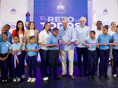 Presidente Abinader encabeza apertura de nuevo centro educativo en Barrio Lindo Villa Mella