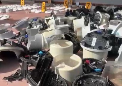 Policía desmantela centro clandestino donde desarmaban contadores eléctricos robados en Santiago