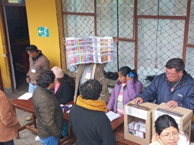 Elecciones en Bolivia deberán acudir a una segunda vuelta para definir gobernadores