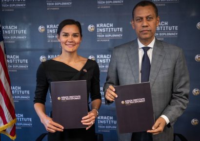 Indotel firma acuerdo con el Krach Institute de Purdue para fortalecer diplomacia tecnológica de República Dominicana