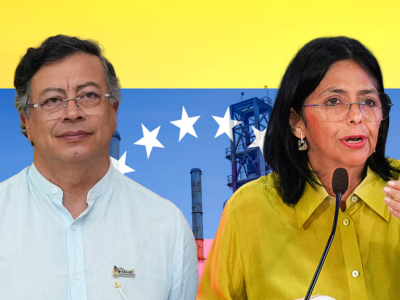 Delcy Rodríguez se reunirá con Gustavo Petro en su primer encuentro internacional como presidenta interina