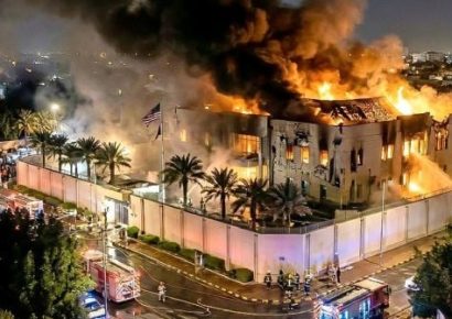 Dos drones impactan la Embajada de Estados Unidos en Riad y Washington ordena evacuar a sus ciudadanos