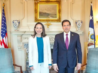 María Corina se reúne con Marco Rubio en Washington y destaca avances hacia transición
