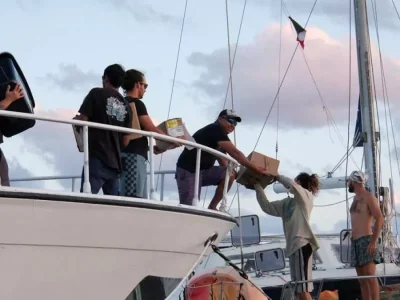 Zarpan los últimos barcos del convoy mexicano con ayuda humanitaria hacia Cuba