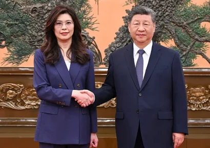 Momento histórico: El presidente de China, Xi Jinping se reúne con la líder opositora taiwanesa en Pekín