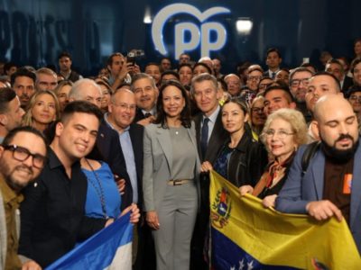 María Corina Machado marca distancias con Sánchez y líderes progresistas