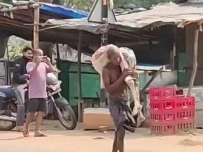 Increíble: Hombre desentierra el cadáver de su hermana y lo lleva a un banco en la India para retirar sus ahorros