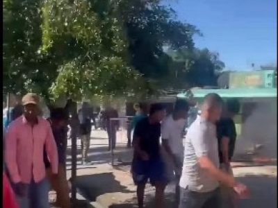 Protesta en Sabaneta contra empresa minera